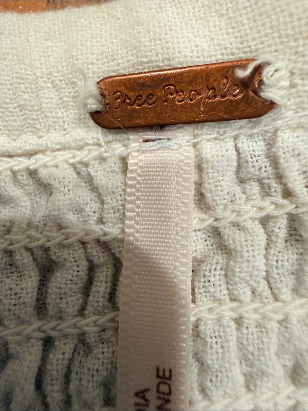 Free People Cream Long Sleeve Maxi Dress - Picture 7 of 10